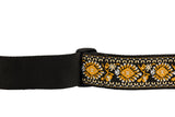 Fender Pasadena Woven Yellow Lotus Guitar Strap