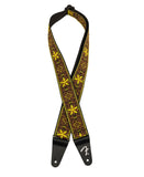 Fender Pasadena Woven Yellow Wallflower Guitar Strap