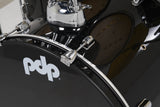 PDP CENTER Stage Drum Kit, 5pc, 20" W/ Hardware and Cymbals - Iridescent Black