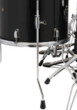 PDP CENTER Stage Drum Kit, 5pc, 20" W/ Hardware and Cymbals - Iridescent Black