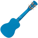 Laka Rainbow Series Soprano Ukulele & Carry Bag - Blue
