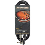 RockCable 3M Instrument Cable - angled / straight TS Black
