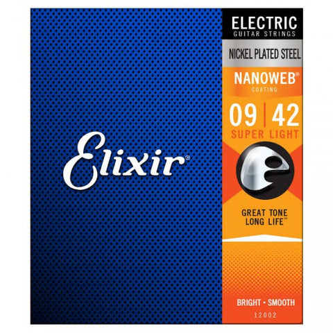 Elixir 12002 .009 Gauge Electric Guitar Strings