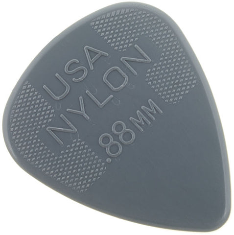 Dunlop 0.88mm Nylon Standard Pick, Light Grey
