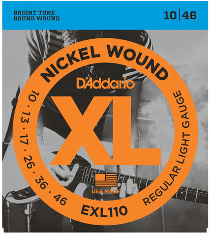 Daddario EXL110 .010 Gauge Electric Guitar Strings