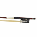Violin Bow, 4/4 Size Beginner Bow, Brazilwood, Ebony Frog