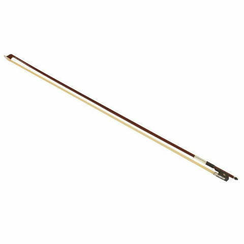 Violin Bow, 4/4 Size Beginner Bow, Brazilwood, Ebony Frog
