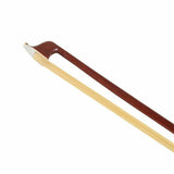 Violin Bow, 4/4 Size Beginner Bow, Brazilwood, Ebony Frog