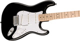 Fender Squier Sonic Stratocaster Black W/ White Pick Guard