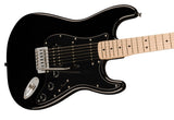 Fender Squier Sonic Stratocaster HSS Black W/ Black Pick Guard