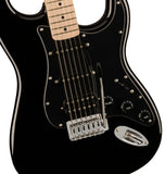 Fender Squier Sonic Stratocaster HSS Black W/ Black Pick Guard