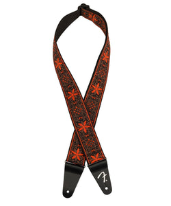 Fender Pasadena Woven Orange Wallflower Guitar Strap