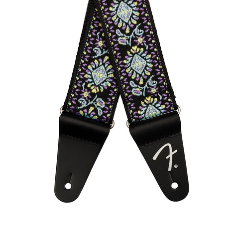 Fender Pasadena Woven Blue Lotus Guitar Strap