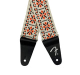 Fender Pasadena Woven Lattice Orange Guitar Strap