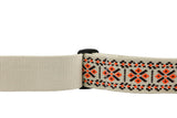 Fender Pasadena Woven Lattice Orange Guitar Strap