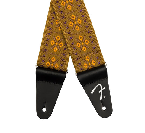 Fender Pasadena Woven Lattice Tan Guitar Strap