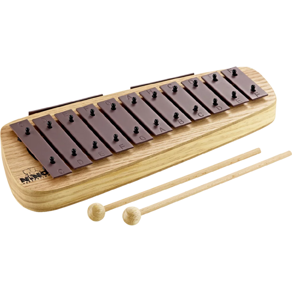 NINO  C Major Scale Glockenspiel, Pine Wood, Steel Keys - NINO902
