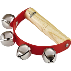 NINO Percussion Sleigh Bells, Red - NINO962