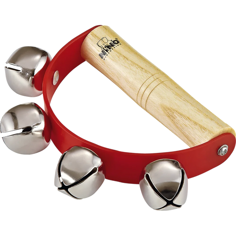 NINO Percussion Sleigh Bells, Red - NINO962