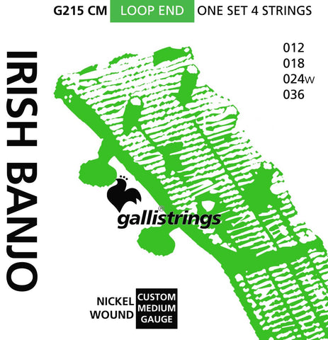 Galli Strings G215 CM - 4 STRINGS Banjo Strings
