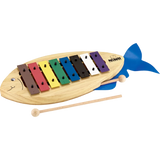 NINO C Major Scale Glockenspiel, Pine Wood, Color-Coated Metal Keys