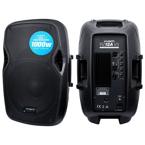 KAM 12" RZ12A V3 Active Speaker ~ 1000w