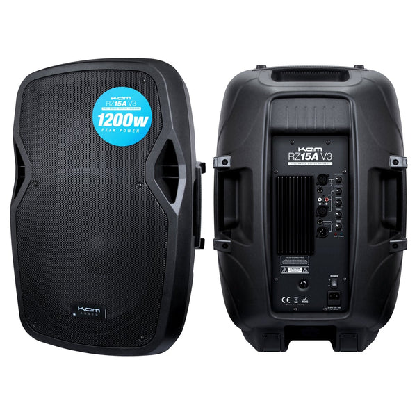 KAM 15" RZ15A V3 Active Speaker ~ 1200w