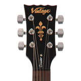 Vintage V69 Coaster Series Electric Guitar - Boulevard Black