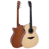 Vintage Statesboro Moonshine VE660MS Electro-Acoustic Guitar