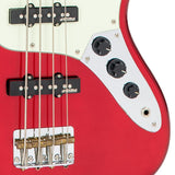 Vintage VJ74 ReIssued Bass Guitar - Candy Apple Red