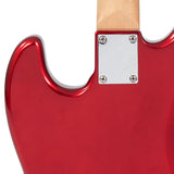 Vintage VJ74 ReIssued Bass Guitar - Candy Apple Red