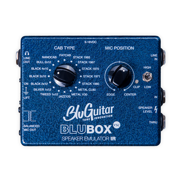 BluBOX VSC Impulse Response Speaker Simulation in DI Box
