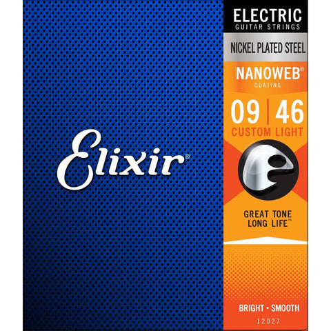 Elixir 12027 .009 Gauge Electric Guitar Strings