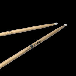 Promark Forward 7A Lacquered Hickory Nylon Tip Drumsticks