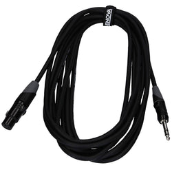 Enova 3 m XLR female to 1/4" plug 3 pole microphone cable EC-A1-XLFPLM3-3