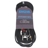 Enova 3 m Jack 3.5 mm 3 pole - 1/4" plug 2 pole adapter cable EC-A3-PSMPLM-3