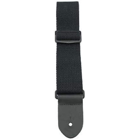 Perris Black Cotton Guitar Strap