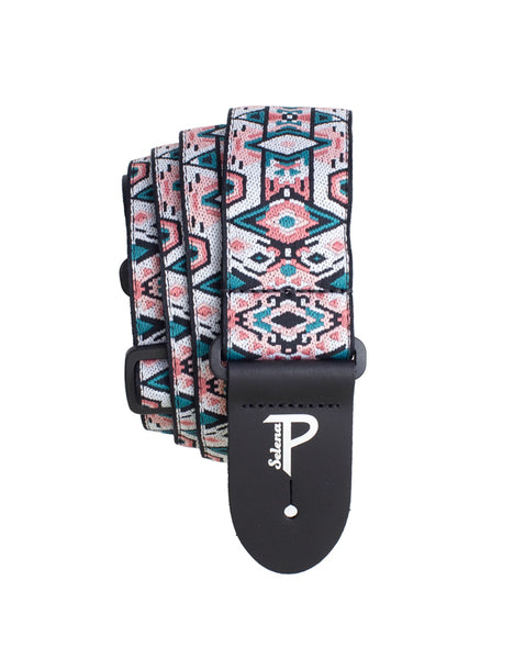 Perris Geometric Jacquard Guitar Strap