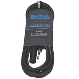 Enova XLR male 3 pin to jack 6.3 mm 2 pin microphone cable EC-A1-XLMPLM2-6