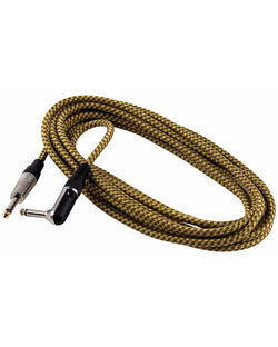 RockCable 3M Instrument Cable - angled / straight TS Gold