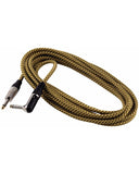 RockCable 3M Instrument Cable - angled / straight TS Gold