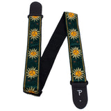 Perris EMERALD GREEN JACQUARD Guitar Strap