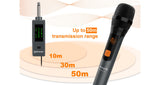 Audibax Missouri Free Hand UHF Wireless Handheld Microphone