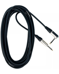 RockCable 6M Instrument Cable - angled / straight TS Black