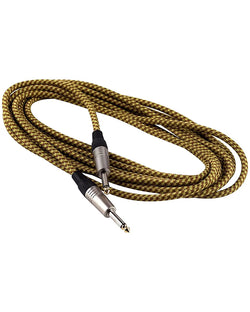 RockCable 9M Instrument Cable Straight TS Gold