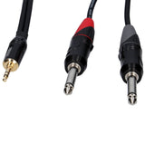Enova 3 m Jack 3.5 mm 3 pole - 1/4" plug 2 pole adapter cable EC-A3-PSMPLM-3