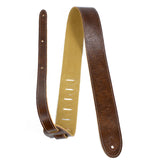 Perris 2" SOFT ITALIAN BROWN Leather Strap