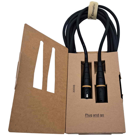 Enova 8 m microphone cable XLR female to XLR male 3 pin NXT-M1-XLFM-8