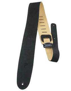 Perris Black Soft Suede Guitar Strap