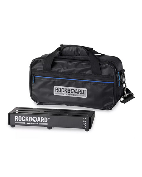 RockBoard DUO 2.0, Pedalboard with Gig Bag